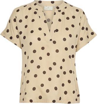 Kaffe Mujer, Blusas y Camisas, Beige, Talla: L
