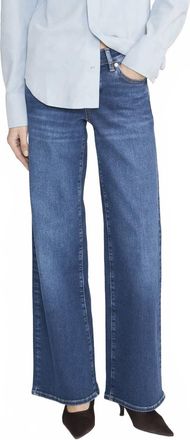 Frame Denim Low Rise Slim Palazzo Jean In Femma