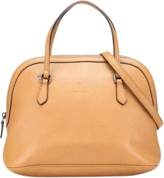 Gucci Pre-owned Handbags, female, Beige, Size: ONE SIZE Pre-owned Vintage Handbag