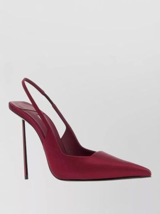 Le Silla satin amelia pumps pointed toe slingback