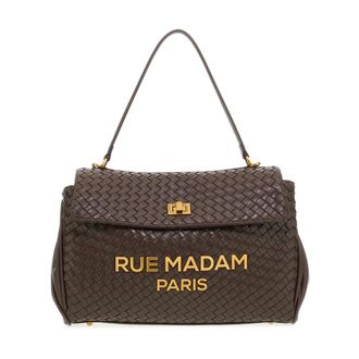 Rue Madam Les Jours XS Motif Tote - Bags - Mujer - Marr&oacute;n - ONE SIZE