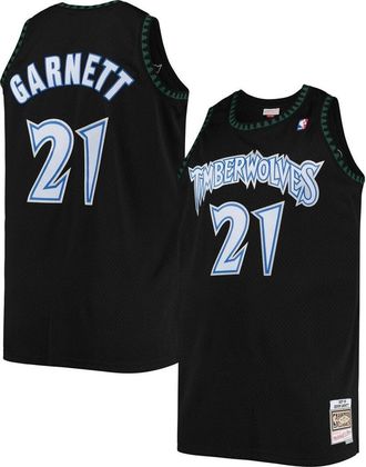Mitchell & Ness Mens Mitchell & Ness Kevin Garnett Black Minnesota Timberwolves 1997/98 Big & Tall Hardwood Classics Swingman Jersey at Nordstrom, Size 5Xb