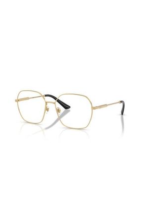 Versace 56mm Square optical glasses in Gold at Nordstrom