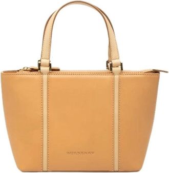Burberry Pre-owned Handbags, female, Brown, Size: ONE SIZE Pre-owned Tote Bag
