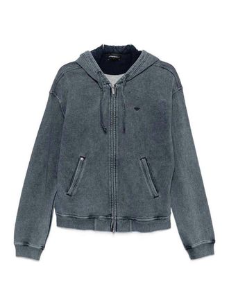 Emporio Armani Logo Cotton Hoodie