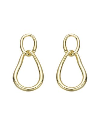 Rachel Glauber 14K Plated Drop Earrings
