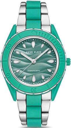Anne Klein Classic Green Dial Ladies Watch AK3911SGSV