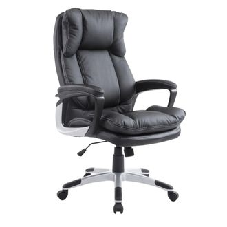 HOMCOM Silla de oficina 66x71x120.5 cm negro