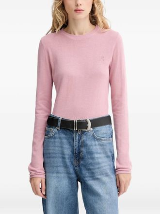 HUGO BOSS Trui met geborduurd logo - Roze