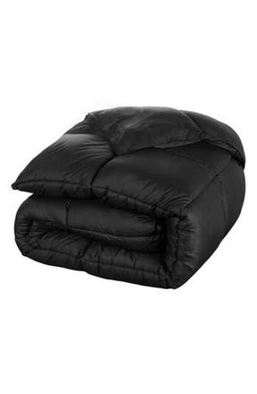 Superior Reversible Down Alternative Comforter in Black at Nordstrom Rack, Size Twin/twin Xl