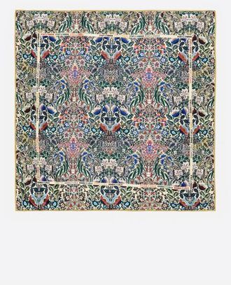 Bimba & Lola Wallpaper Logo Frame Scarf in Vanilla at Nordstrom