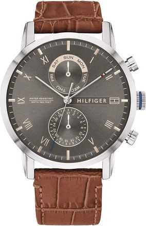 Tommy Hilfiger Mens Men Watch 1710398 - Brown Leather - One Size