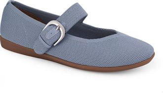 Me Too Soren Flat in Aluminum Blue at Nordstrom Rack, Size 5.5
