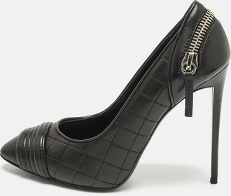 Giuseppe Zanotti Black Leather Olinda Pumps