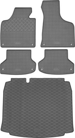 OEM Juego De Alfombrillas De Goma Para Coche Y Maletero Para Audi A3 Ii 8p Sportback (09.2004-01.2013)