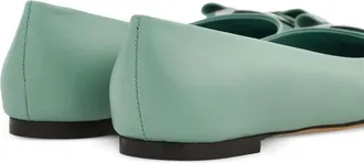 Ferragamo Ballerina Flat - Green