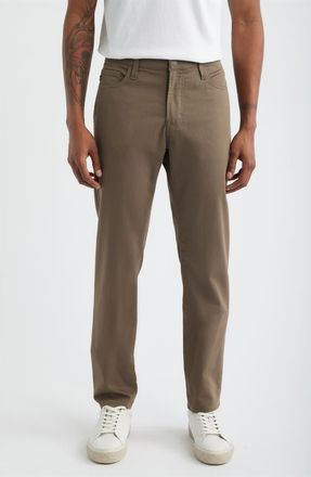 AG - Adriano Goldschmied Tellis Airluxe Commuter Performance Sateen Pants in Warm Sand at Nordstrom, Size 38 X 32