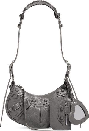 Balenciaga Le Cagole XS Shoulder Bag Dark Grey 6713091VG9Y1404