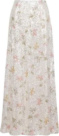 By Ti Mo Sprankelende Maxi Rok - Dames - Maxi Rokken - Veelkleurig - XS - Polyester - Rokken