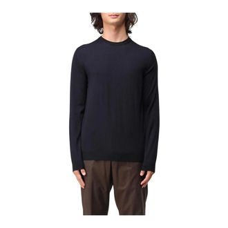 Zanone Heren, Truien, Blauw, Maat: 3XL Wol