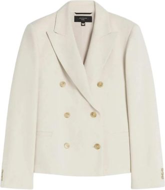 Max Mara Max Mara Weekend Jassen Beige - Dames - Blazers - Beige - 2XS - Jassen
