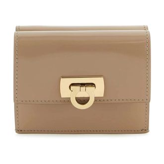 Ferragamo Wallets & Cardholders, female, Beige, Size: ONE SIZE Wallets