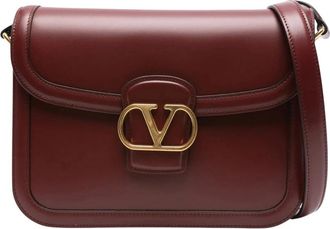 Valentino Garavani Borsa a spalla piccola 9To 5 - Dames - Schoudertassen - Rood - ONE Size - Leer - Tassen