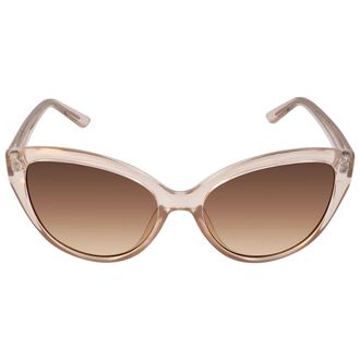 Calvin Klein Brown Gradient Cat Eye Ladies Sunglasses CK19536S 270 55