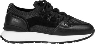 Doucal's Sneaker - Dames - Sneakers - Zwart - 38 EU - Leer - Schoenen