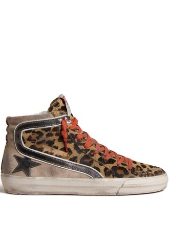 Golden Goose Scarpe da ginnastica in pelle Slide Golden Goose