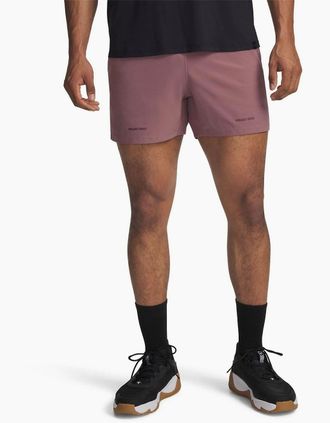 Under Armour Mens Project Rock Ultimate Slim Fit Shorts - Red - Size: 35/34/32