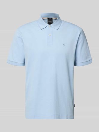 HUGO BOSS Regular Fit Poloshirt aus reiner Baumwolle Modell C-PARRIS in Hellblau, Gr&ouml;&szlig;e XXXL