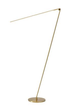 Brightech Libra 54.5 3-Way Dimming LED Floor Lamp with Adjustable Rotating Base in Antique Brass at Nordstrom