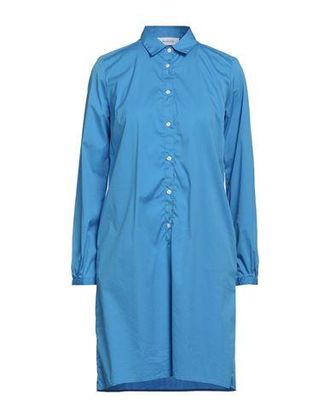 AGLINI 売れ筋商品|||アリーニ シャツ トップス レディース Shirts Blue AGLINI Chic Light Blue Polished Cotton Polo Women's Top
