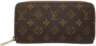 Louis Vuitton Pre-owned Canvas Wallet - Dames - Vintage Accessoires - Bruin - ONE Size - Vintage
