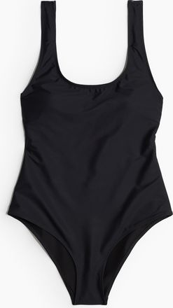 H&M Firm Shape Badeanzug - Schwarz
