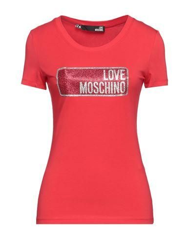 MOSCHINO 売れ筋商品|||モスキーノ Tシャツ トップス レディース T-shirts Red 楽天市場】モスキーノ MOSCHINO レディース トップス Tシャツ