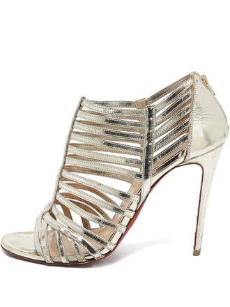 Christian Louboutin 110mm Jolly sandals - Gold
