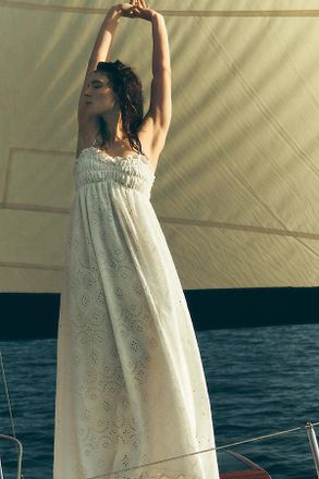 Faithfull The Brand Etta Sleeveless Empire Maxi Dress