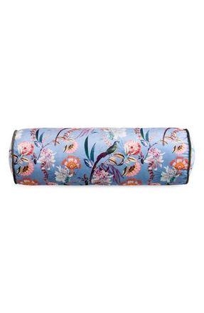 Ted Baker Tropical Birds Bolster Pillow in Light Blue at Nordstrom