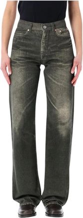 Our Legacy Wata Cut Jeans - Dames - Regular Fit Jeans - Zwart - W25 - Katoen - Jeans