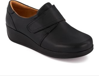 Andrea Womens Wedge Heel Shoes In Black