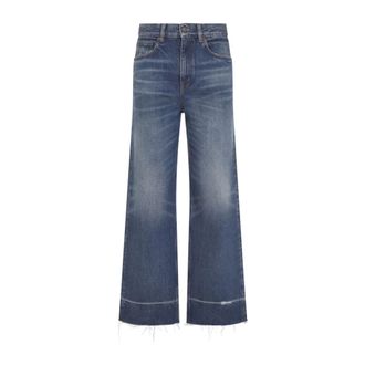 Chlo&eacute; Bootcut Jeans - Dames - Jeans - Blauw - Maat: W27 Katoen