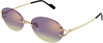Cartier unisex, Accessoires, Geel, Maat: 55 MM Nylon