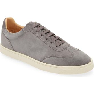 Brunello Cucinelli Suede Low Top Sneaker in Light Grey at Nordstrom, Size 9Us