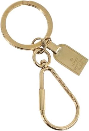 Louis Vuitton Pre-owned Metal Key Holder - Dames - Vintage Accessoires - Geel - ONE Size - Vintage