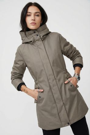 Only Parka ONLY ONLJULIE WINTER PARKA OTW, Damen, Gr. XS, walnut, Web, Obermaterial: 100% Polyester, unifarben, Po-bedeckend, Windstopperb&uuml;ndchen, Jacken P
