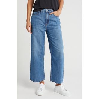 Rag & Bone Lori Crop Wide Leg Jeans in Mediumwash at Nordstrom Rack, Size 31