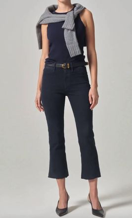 Citizens Of Humanity Isola Cropped Trouser In Navy