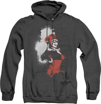Gildan Batman Splattered Couple Adult Heather Hoodie / Hooded Sweatshirt